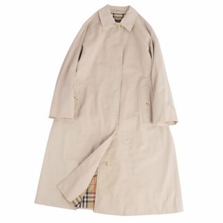 バーバリー(BURBERRY)の美品 Vintage バーバリー Burberrys コート 一枚袖 ステンカラーコート バルマカーンコート コットン アウター レディース 8(L相当) ベージュ(その他)