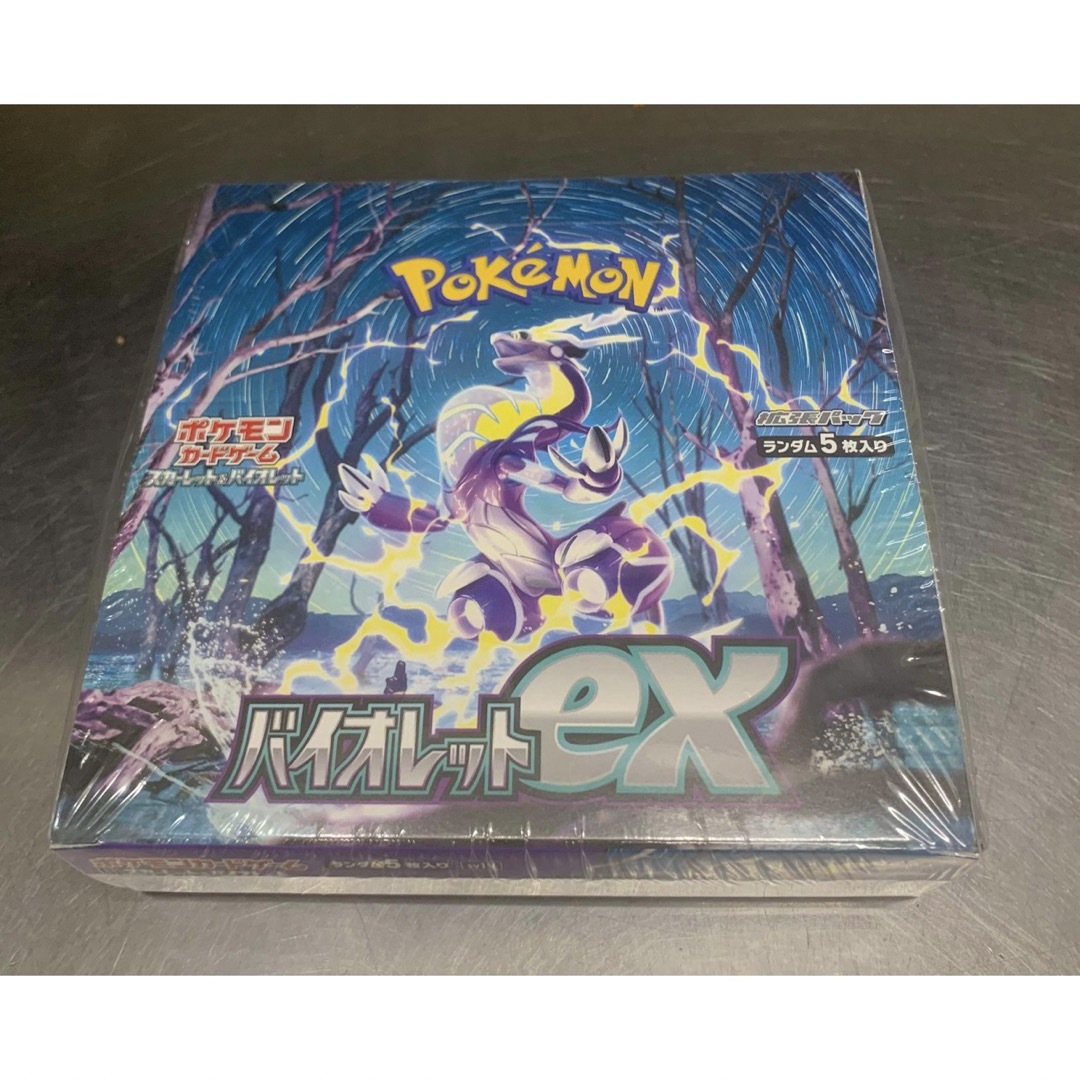 ポケモンカードバイオレットexシュリンク付きボックス エンタメ/ホビーのトレーディングカード(Box/デッキ/パック)の商品写真