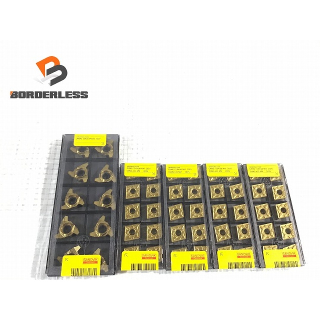 ☆未使用50枚☆SANDVIK サンドビック 切削チップ CNMG120408-MM 2025(40枚) 266RG-22AC01F040E 1020(10枚) 切削工具用 替刃 75157 | フリマアプリ ラクマ