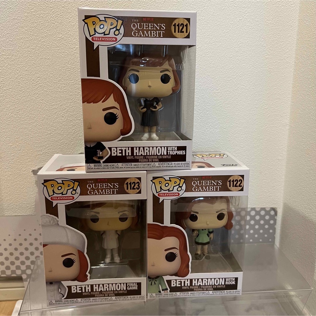 FUNKO POP! クイーンズ・ギャンビット　ベス・ハーモン　3セット