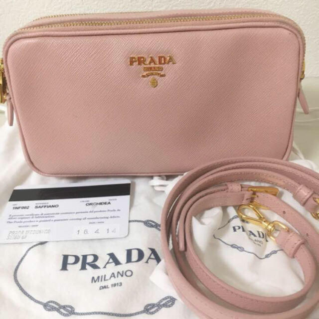 PRADA - プラダ美品ポーチ♡ショルダーバック♡ピンク♡の+urbandrive