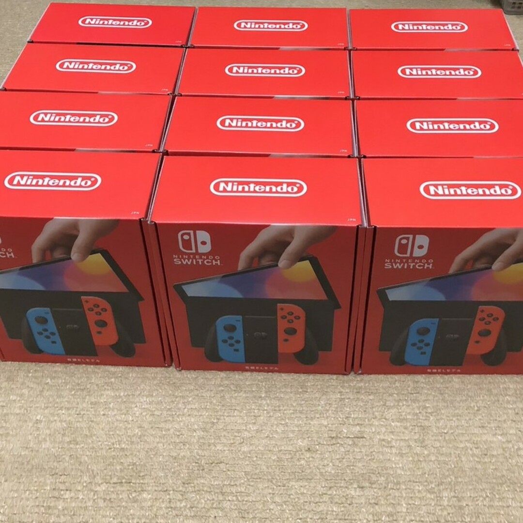 新品未開封　Nintendo Switch スイッチ 本体 有機EL 12台
