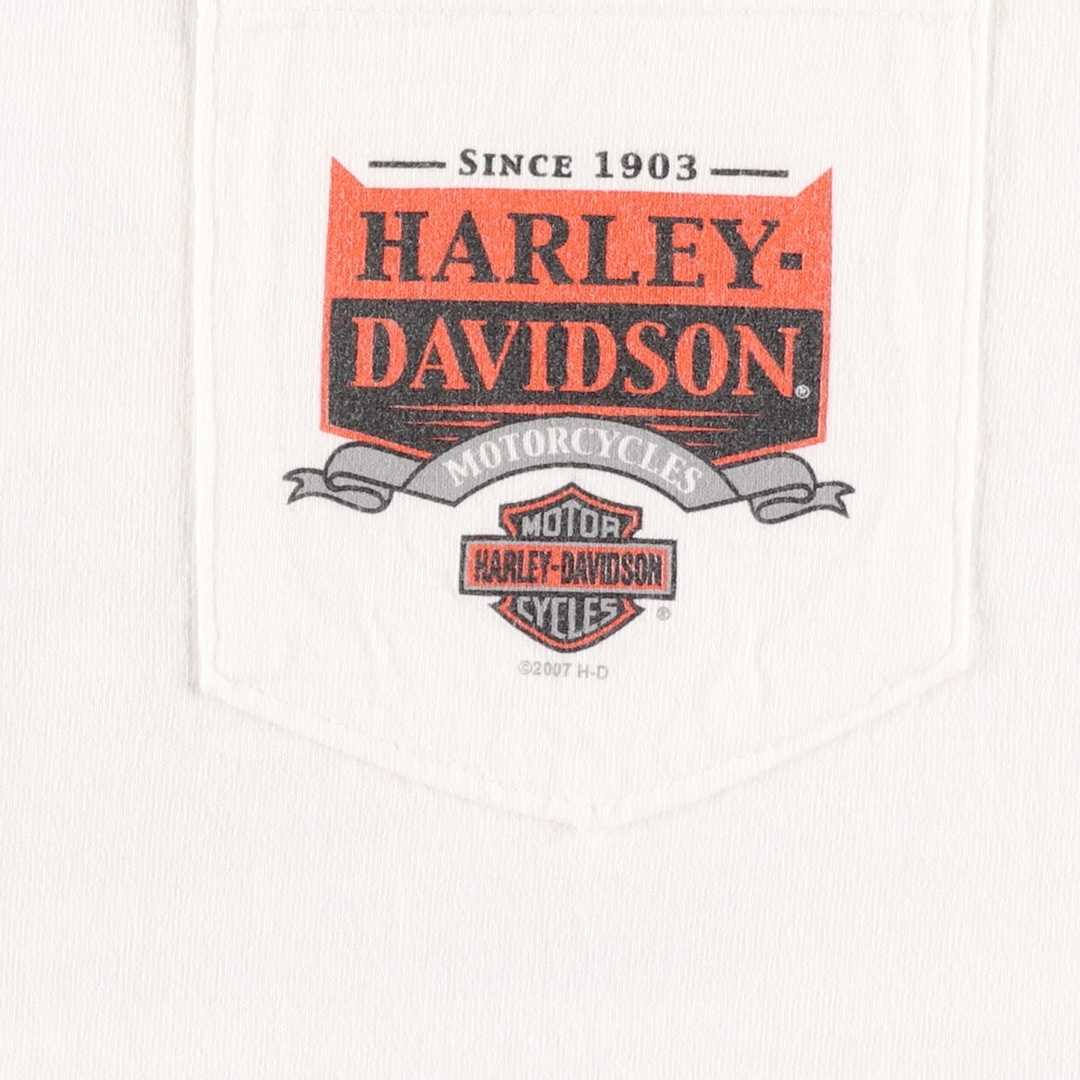 Harley Davidson - 古着 ハーレーダビッドソン Harley-Davidson 両面