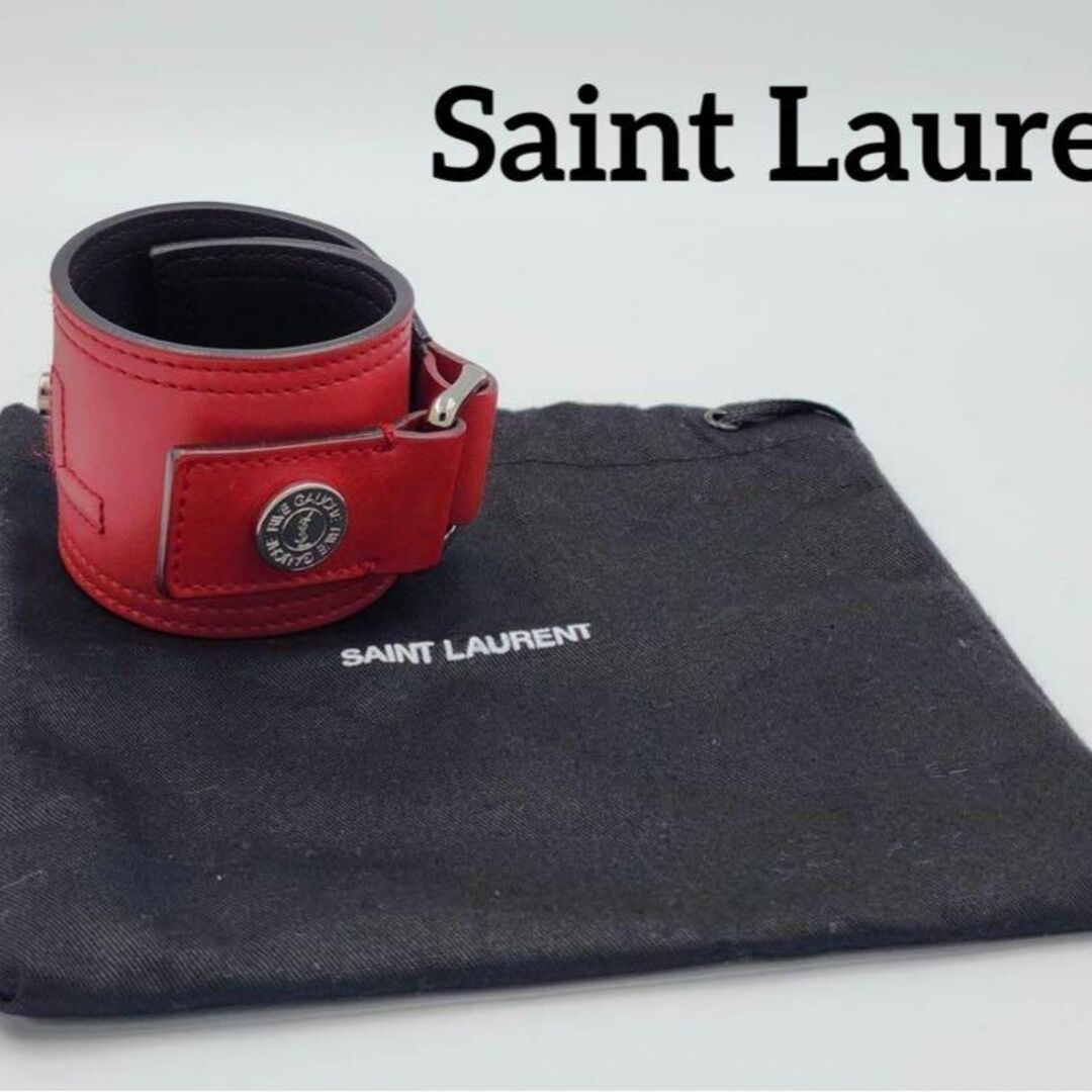Yves Saint Laurent - 美品 ☆サンローラン☆ ブレスレット レザー