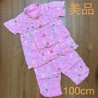 バンダイ(BANDAI)の子供服　キッズ　半袖　パジャマ　ナイトウェア　アンパンマン　100cm(パジャマ)