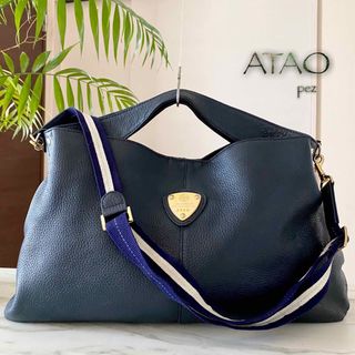 純正お値下 - 【美品】アタオ ラボ 2wayハンドバッグ レザー