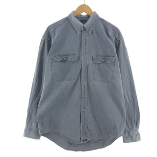 ギャップ(GAP)の古着 ギャップ GAP 長袖 デニムシャツ カナダ製 メンズXL /eaa354276(シャツ)