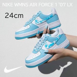 新品】24cm ナイキ WMNS エアフォース1 LX ネイル アート-
