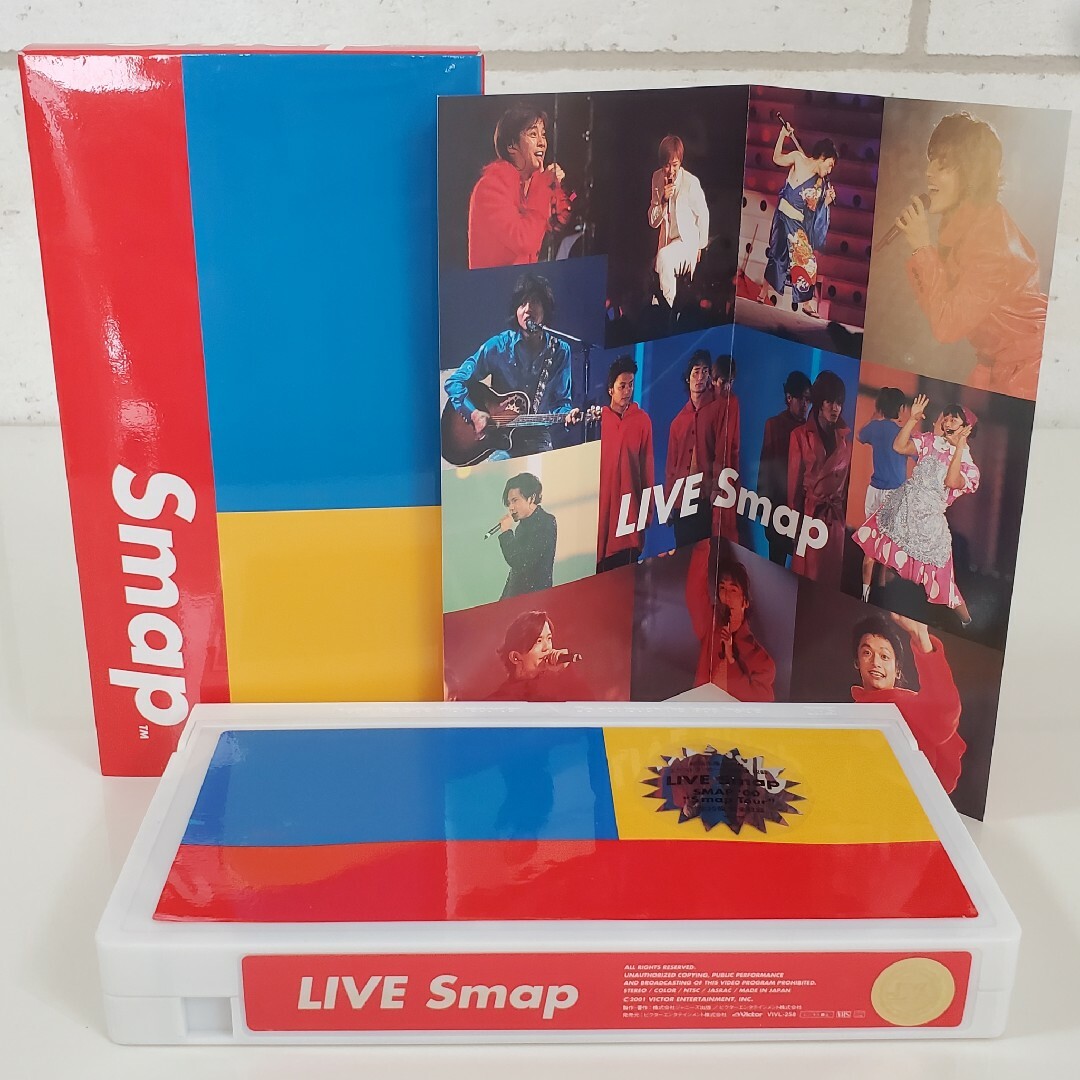 美品！SMAP LIVE Smap【初回限定盤 VHS ビデオ】 エンタメ/ホビーのDVD/ブルーレイ(ミュージック)の商品写真