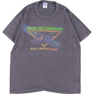 90年代 ジャージーズ Jerzees カレッジTシャツ USA製 メンズM ヴィンテージ /eaa244395