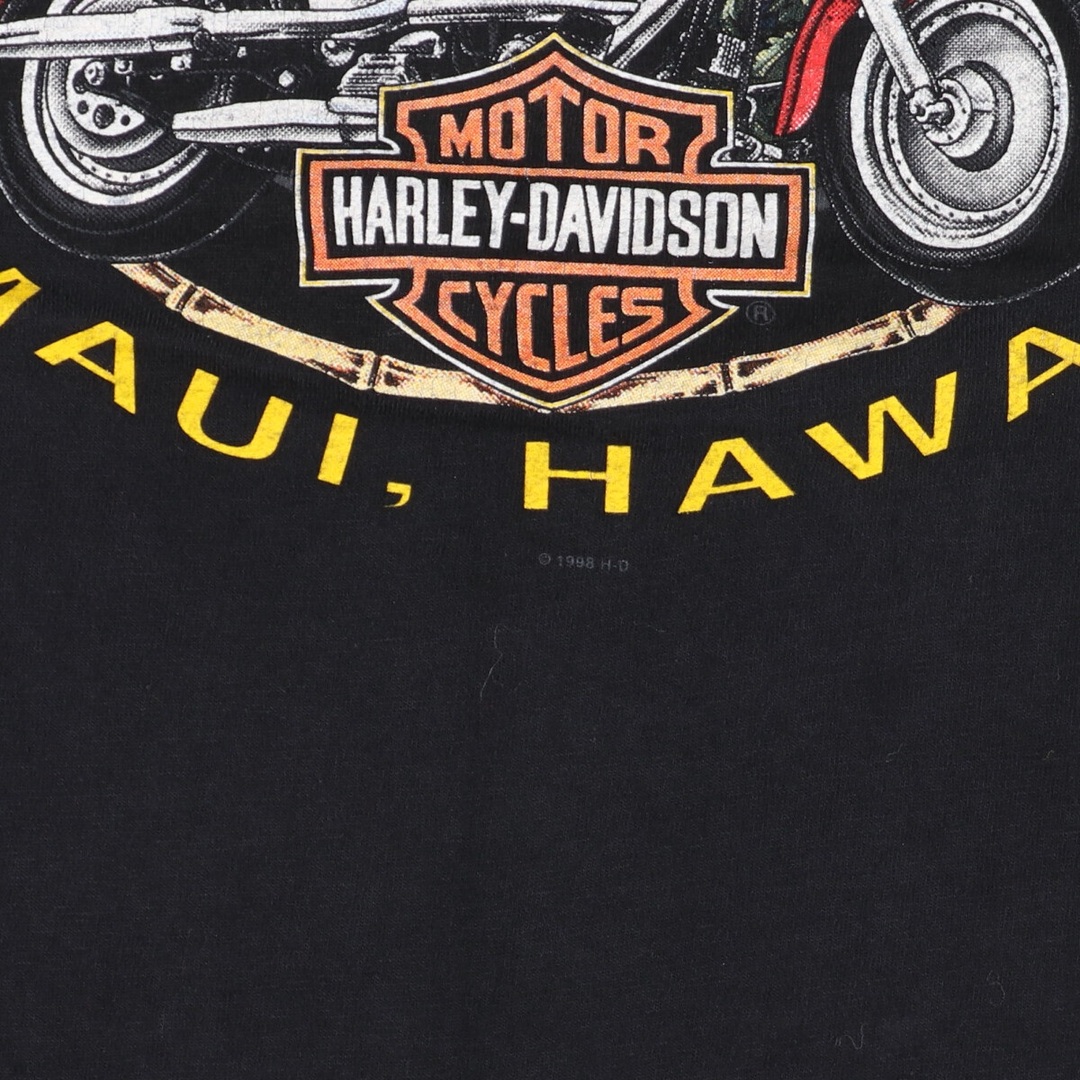 80~90年代 ハーレーダビッドソン Harley-Davidson 鷲柄 イーグル柄 両面プリント モーターサイクル バイクTシャツ メンズM ヴィンテージ /eaa351489