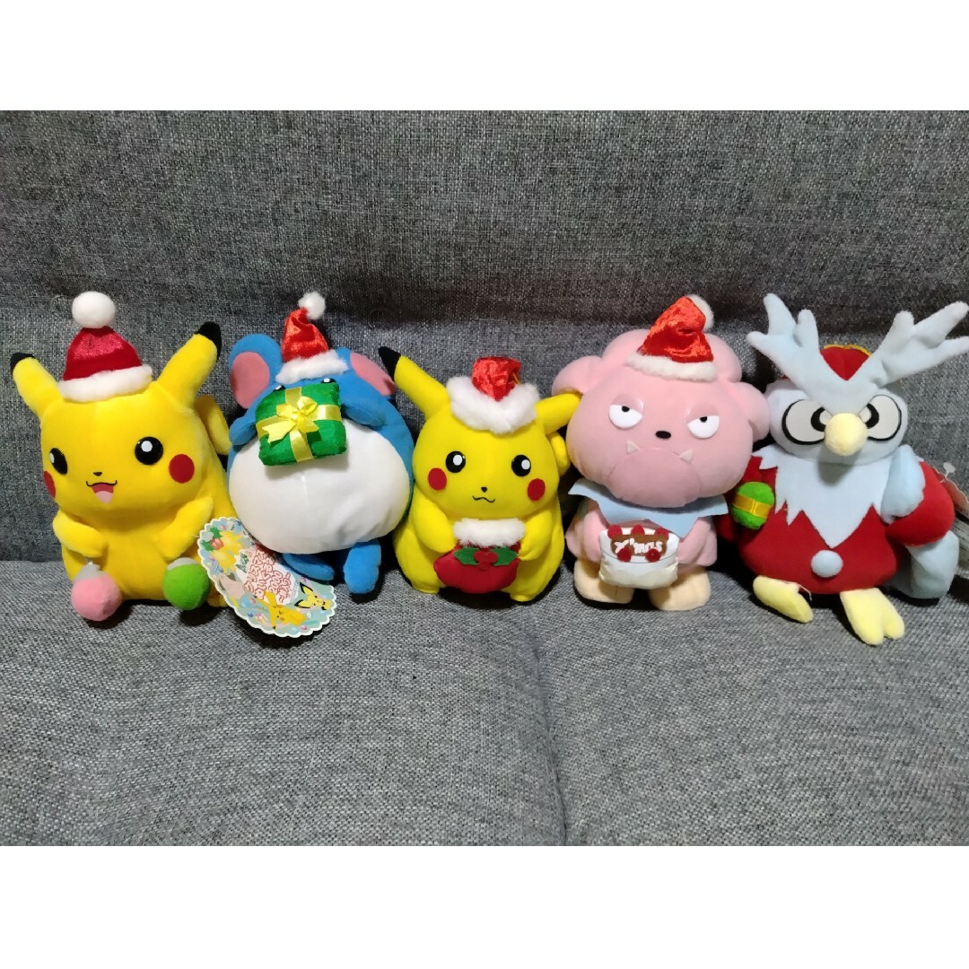 【初期】希少 ポケットモンスターぬいぐるみセット④クリスマスバージョン 1