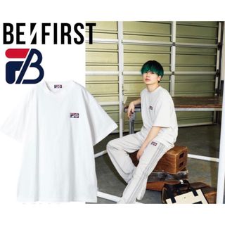 フィラ(FILA)の新品 BE:FIRST FILA コラボ Tシャツ 白 M 半袖 フィラ(Tシャツ/カットソー(半袖/袖なし))