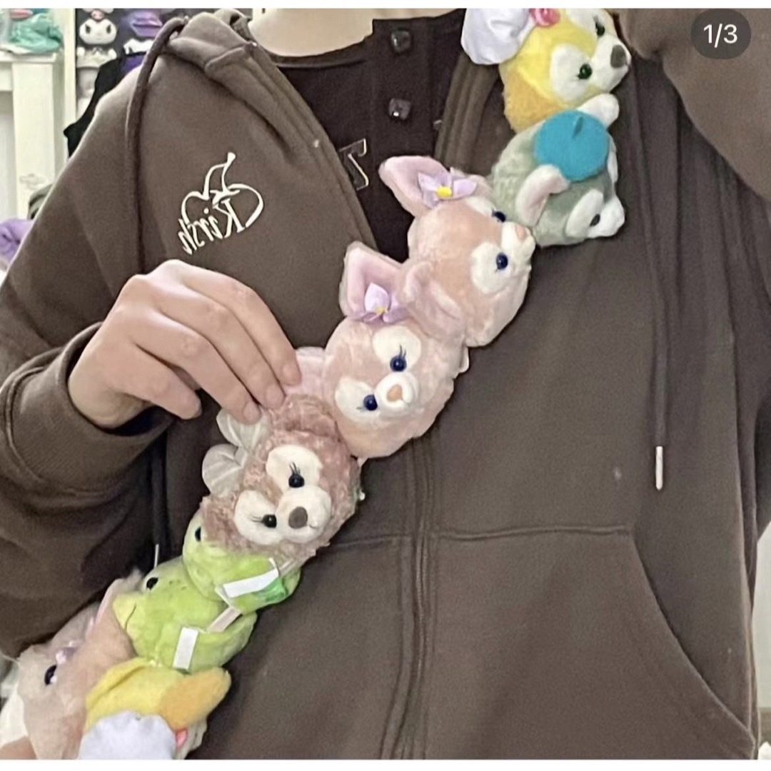 香港☆正規品】ダッフィーフレンズ カチューシャ ぬいぐるみ3点セット