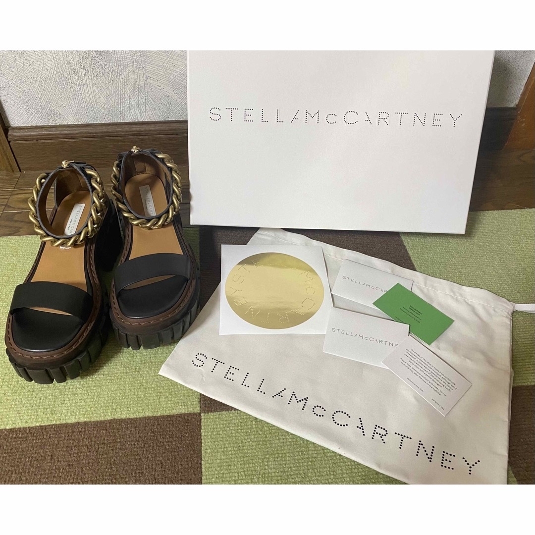 Stella McCartney - エミリー チャンキーチェーン ウェッジソール