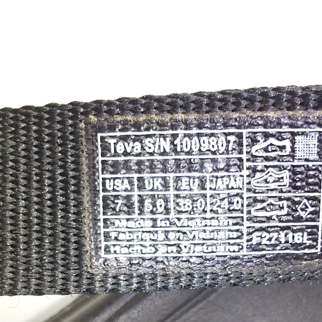 Teva(テバ)の古着 テバ Teva サンダル SU7 レディース24.0cm /saa009998 レディースの靴/シューズ(サンダル)の商品写真