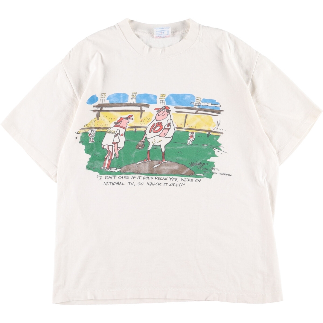 90年代 SPORTSWEAR プリントTシャツ USA製 メンズL ヴィンテージ /eaa323849