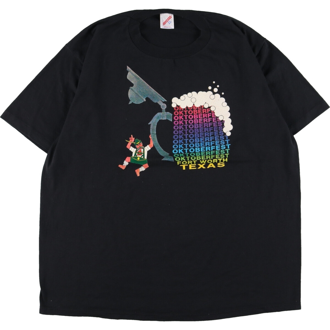 80年代 ジャージーズ Jerzees プリントTシャツ USA製 メンズXL ヴィンテージ /eaa354125