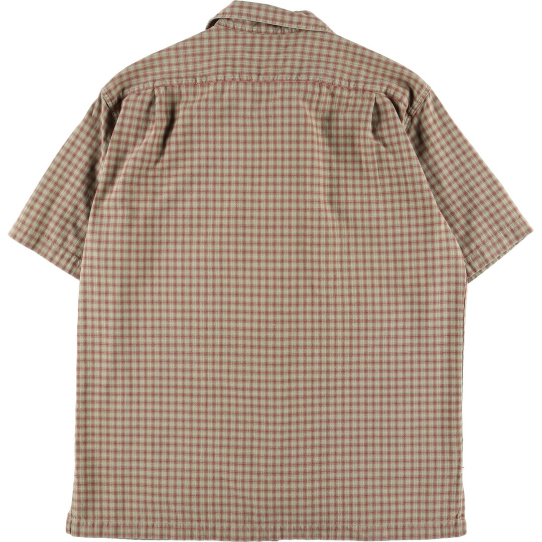 Ralph Lauren(ラルフローレン)の古着 ラルフローレン Ralph Lauren ADAMS オープンカラー 半袖 チェックシャツ ボックスシャツ メンズM /eaa351989 メンズのトップス(シャツ)の商品写真