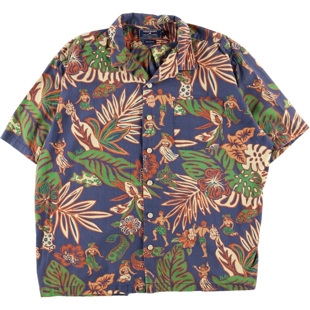 古着 ラルフローレン Ralph Lauren POLO SPORT ポロスポーツ 総柄