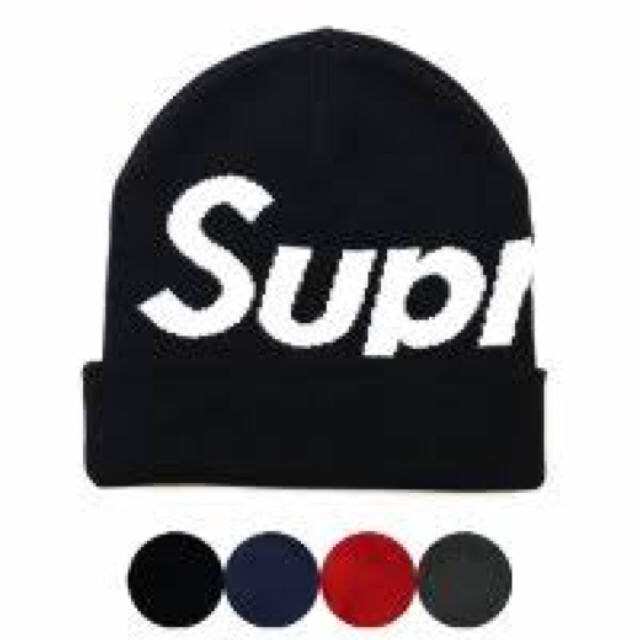 Supreme - Supreme ビッグロゴ ニット帽の通販 by aoi shop