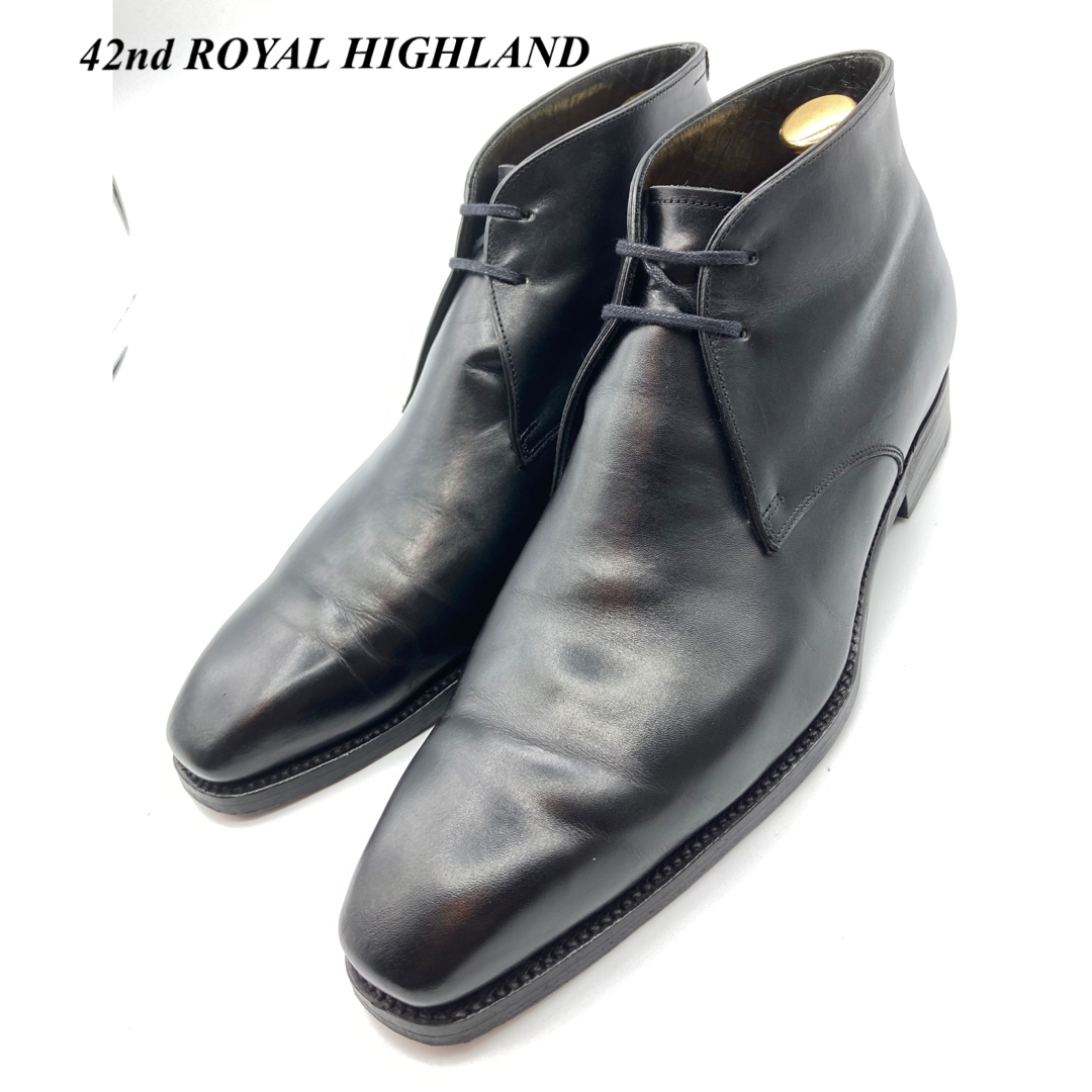 42nd ROYAL HIGHLAND アノネイレザーチャッカブーツ