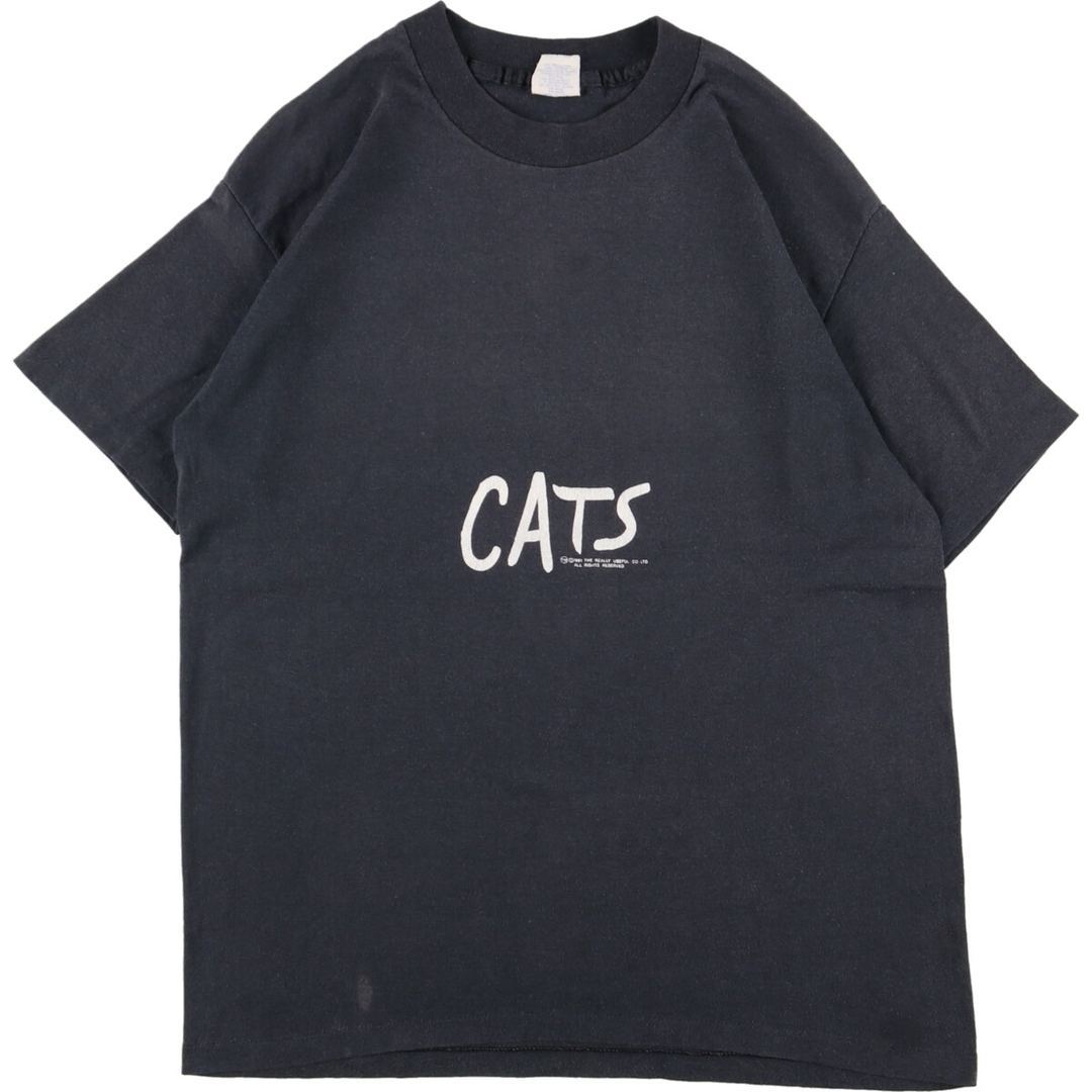 80年代 TENNESSEE RIVER CATS キャッツ プリントTシャツ USA製 メンズM ヴィンテージ /eaa354621