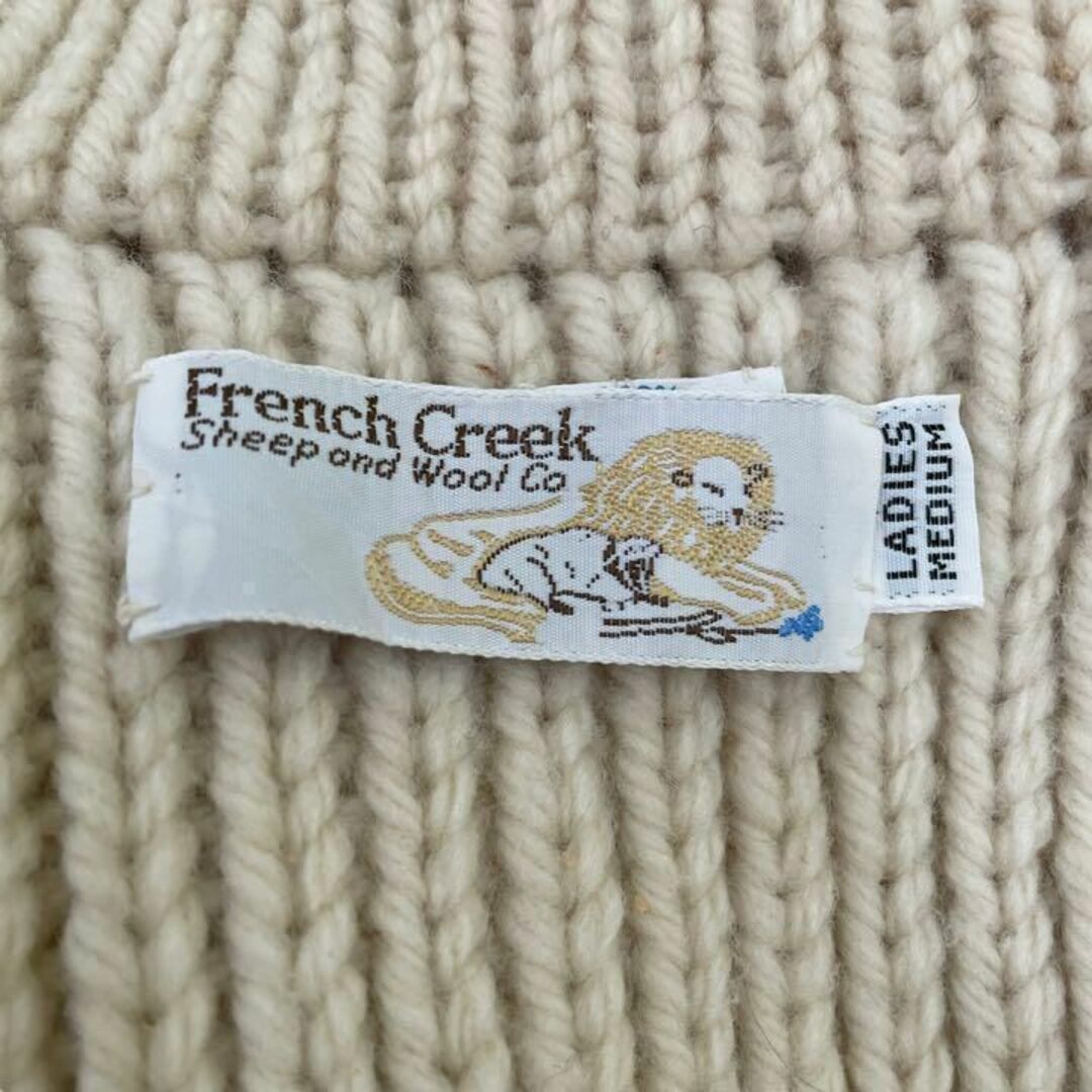 French Creek バージンウールニット くるみボタン エルボーパッチ