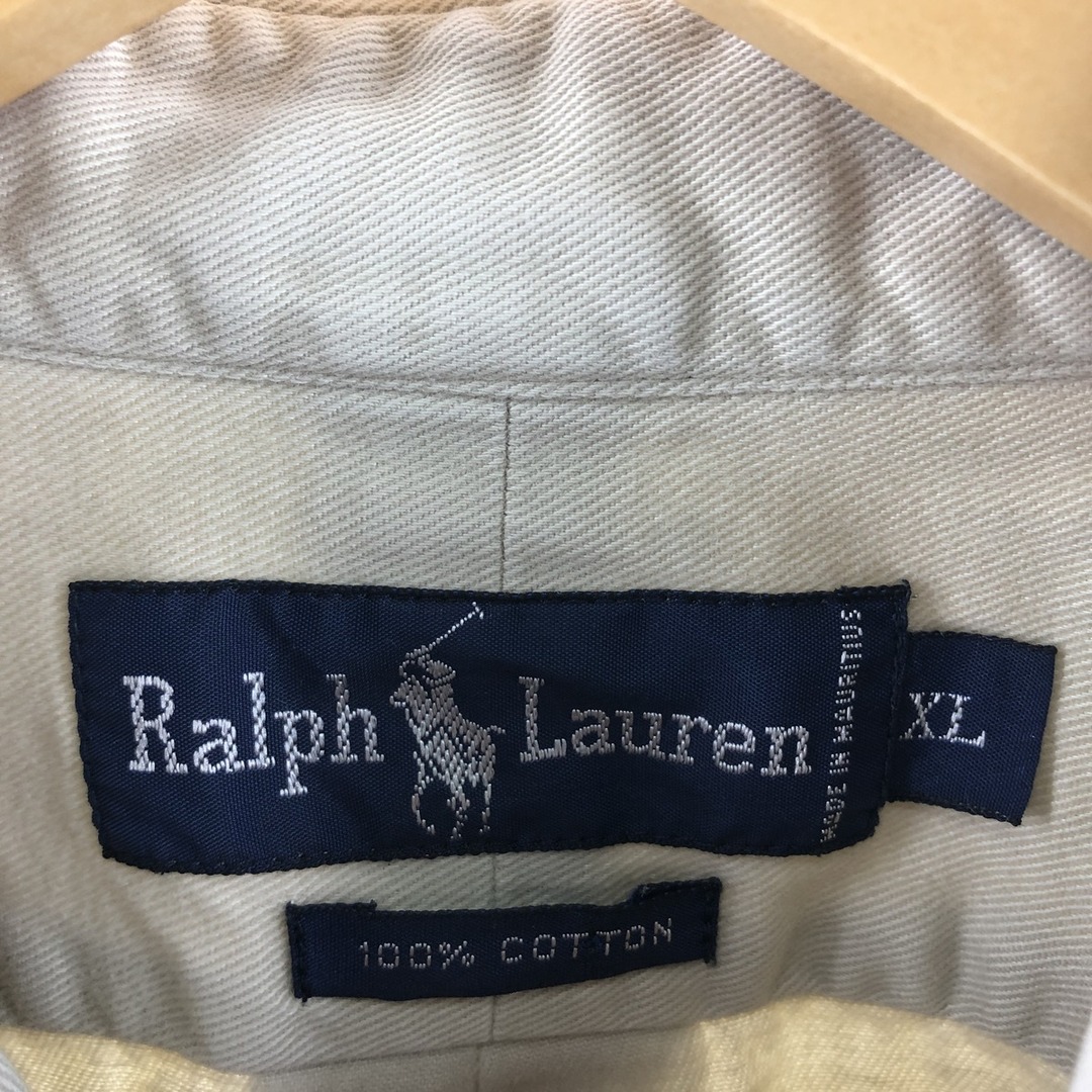 Ralph Lauren(ラルフローレン)の古着 ラルフローレン Ralph Lauren 長袖 ボタンダウンシャツ メンズXL /eaa354772 メンズのトップス(シャツ)の商品写真