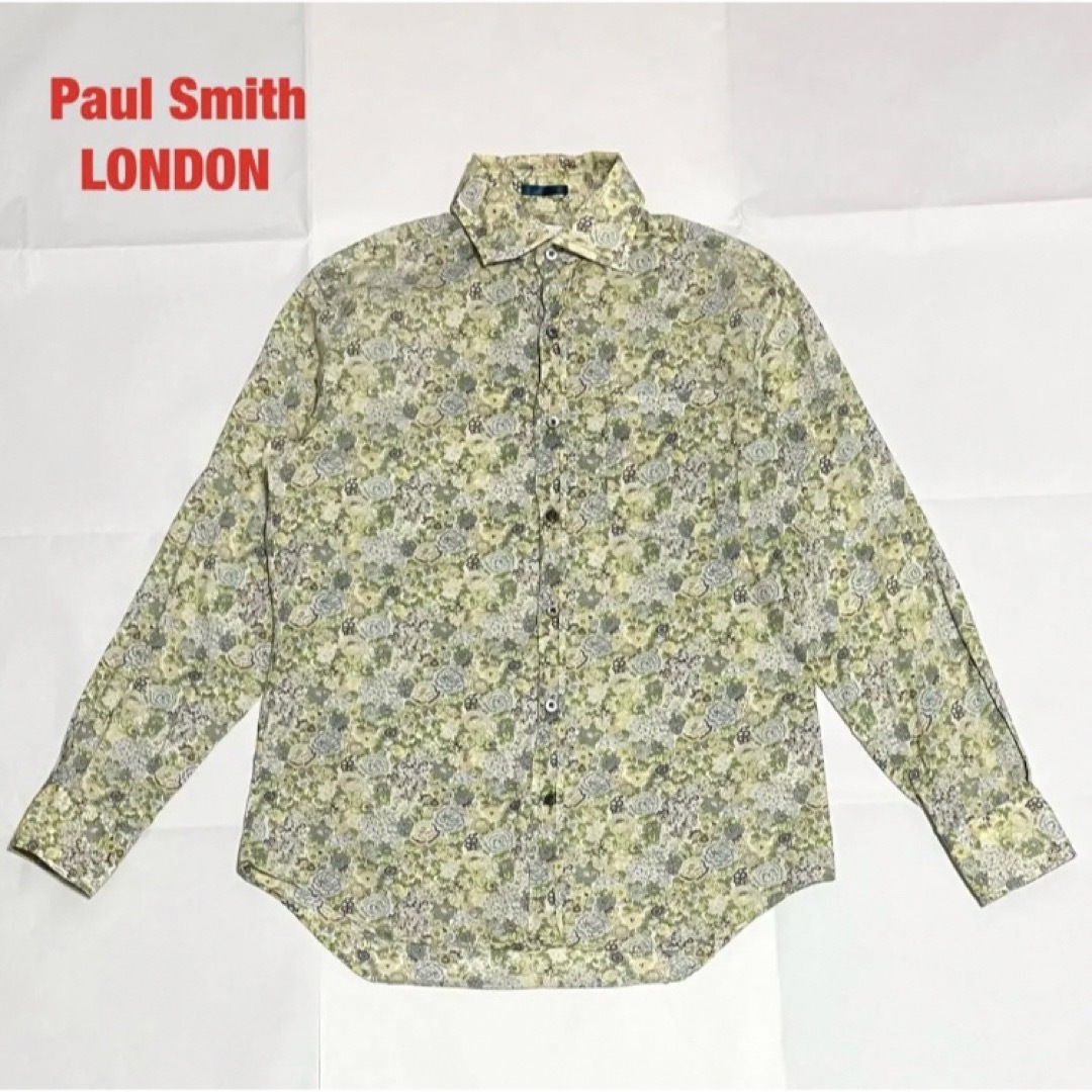 Paul Smith LONDON　ポールスミス　総柄シャツ　花柄　ボタニカル柄