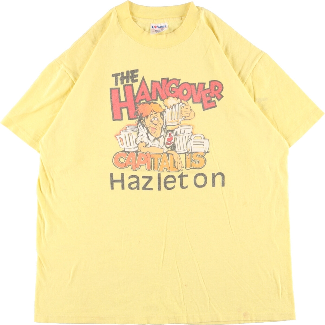 80年代 ヘインズ Hanes プリントTシャツ USA製 メンズXL ヴィンテージ /eaa354453