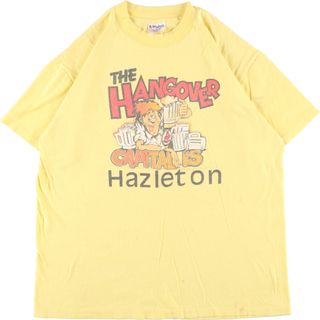 ヘインズ(Hanes)の古着 80年代 ヘインズ Hanes プリントTシャツ USA製 メンズXL ヴィンテージ /eaa354453(Tシャツ/カットソー(半袖/袖なし))