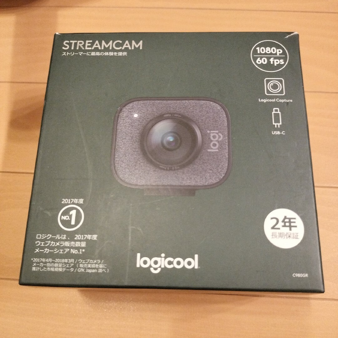 ロジクール StreamCam C980 スマホ/家電/カメラのPC/タブレット(PC周辺機器)の商品写真