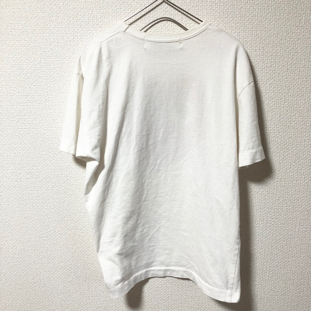 COMME des GARCONS(コムデギャルソン)のプレイコムデギャルソン 半袖Tシャツ ハート ホワイト Mサイズ レディースのトップス(Tシャツ(半袖/袖なし))の商品写真