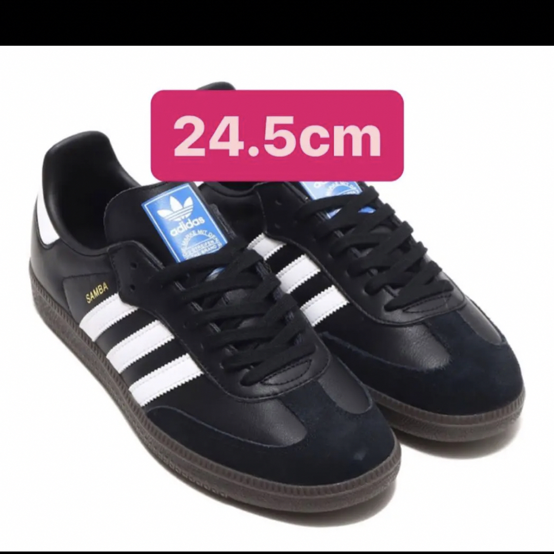 adidas Samba OG Black 24.5cm B ブランドおしゃれ レディース | bca