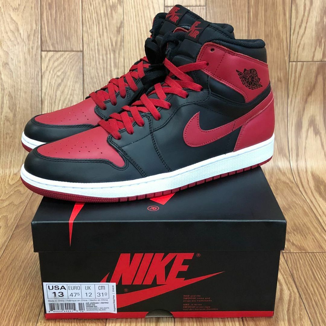 Jordan Brand（NIKE）(ジョーダン)のAIR JORDAN 1 Retro (2013) US13 31cm ※特典付 メンズの靴/シューズ(スニーカー)の商品写真