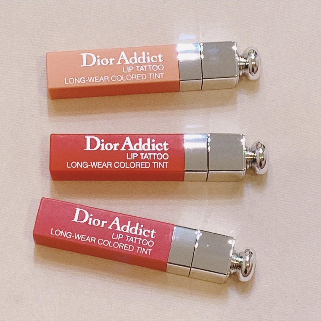 Dior(ディオール)のDiorAddictディオールアディクトリップティント 3本セット コスメ/美容のベースメイク/化粧品(口紅)の商品写真