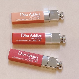 ディオール(Dior)のDiorAddictディオールアディクトリップティント 3本セット(口紅)