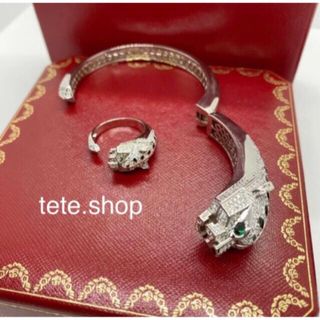 ✨最高級✨SONAダイヤモンド✨セット✨ブレスレット✨リング✨ヒョウ⭐️