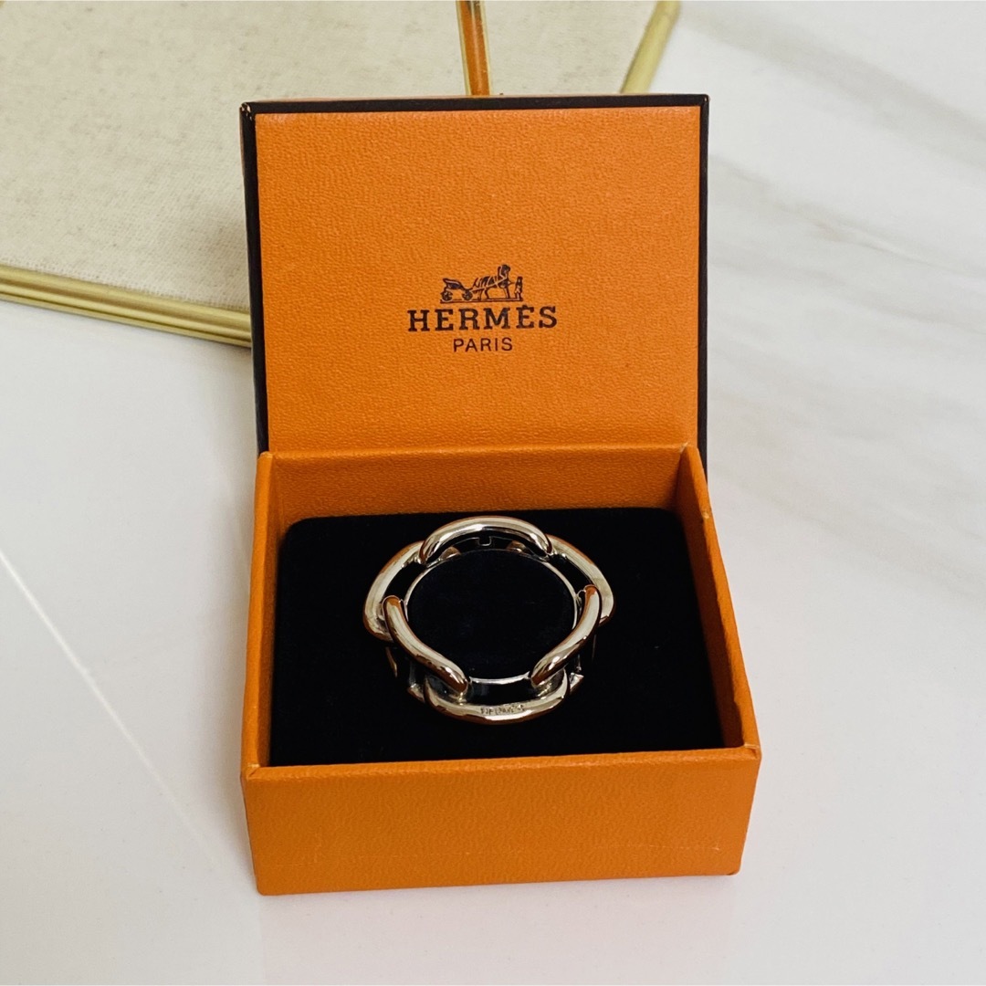 Hermes(エルメス)のHERMES エルメス　スカーフリング　シェーヌダンクル メンズのアクセサリー(リング(指輪))の商品写真