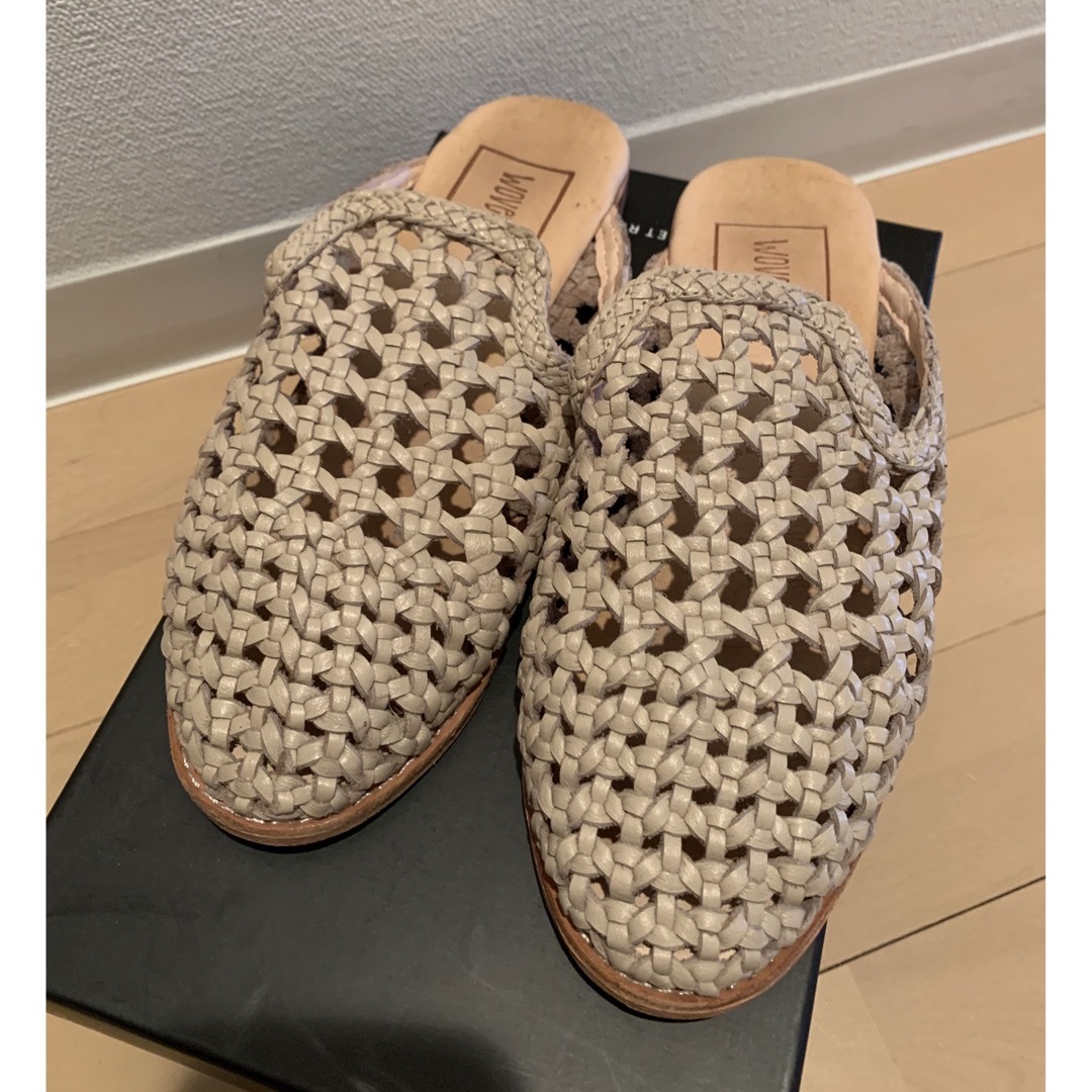 UNITED ARROWS green label relaxing(ユナイテッドアローズグリーンレーベルリラクシング)のサンダル WOVEN (ウーヴン) / カラーレザーメッシュサンダル メキシコ製 レディースの靴/シューズ(サンダル)の商品写真