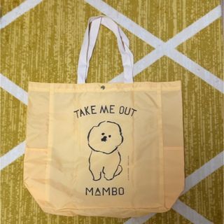 未使用　MAMBO TAKE ME OUT ナイロンマルシェトート　イエロー(トートバッグ)