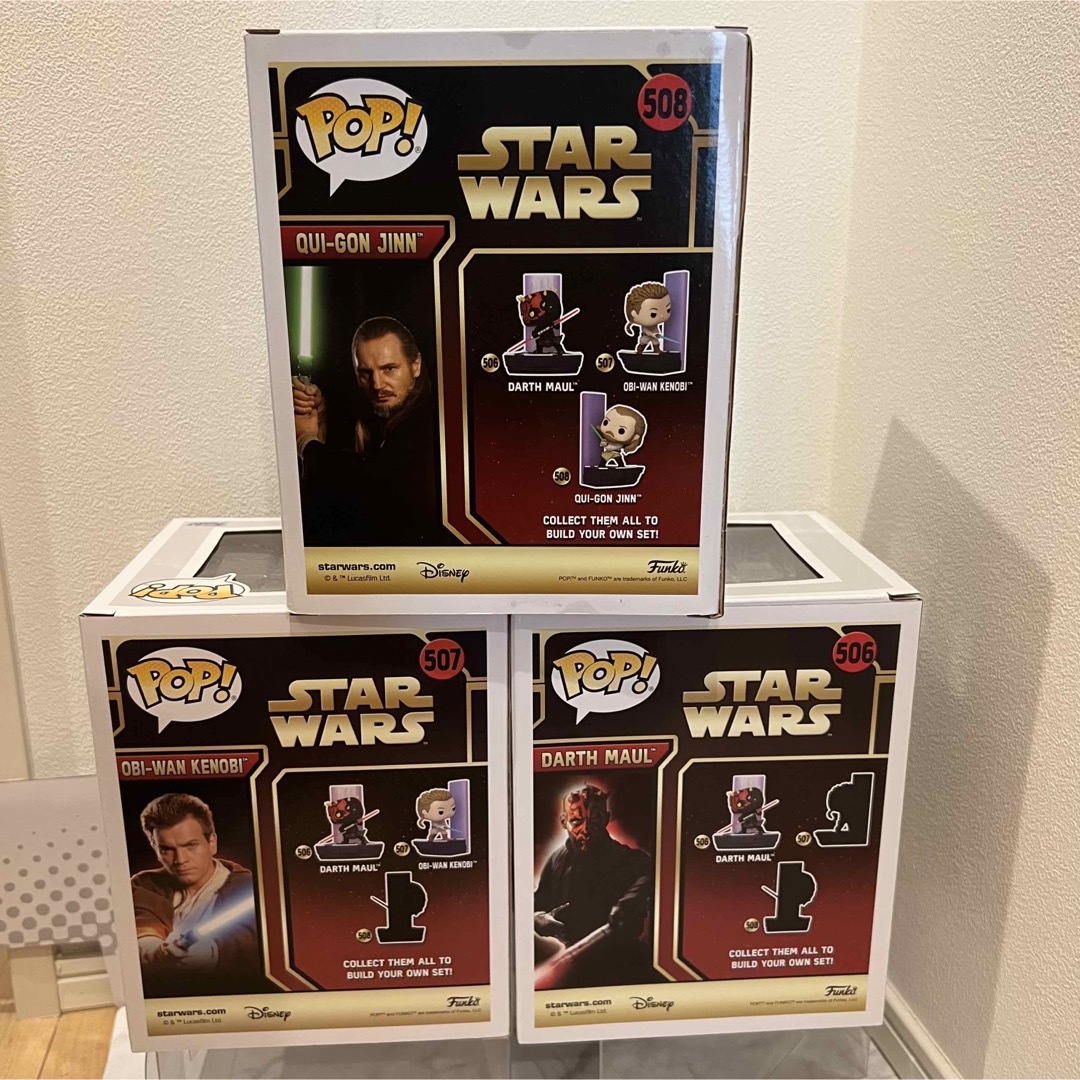 FUNKO POP! SW オビワン　ダースモール　クワイガン　バトルシーン限定