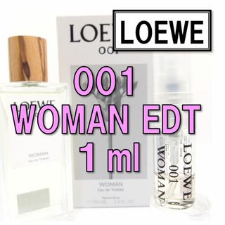 ロエベ(LOEWE)の【新品】ロエベ LOEWE 001 WOMAN EDT 1ml お試し 香水(香水(女性用))