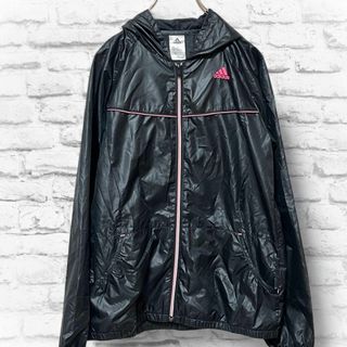 ◎adidas フルジップ CLIMAPROOF ナイロンジャケット【2XL】