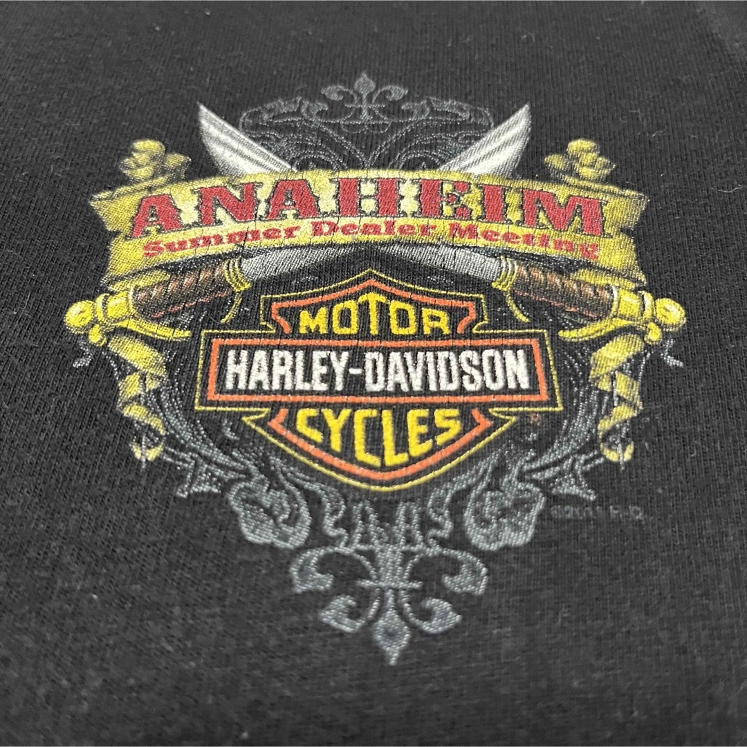 Harley Davidson(ハーレーダビッドソン)の【HARLEY-DAVIDSON】S/S Tee ビッグプリント アナハイム メンズのトップス(Tシャツ/カットソー(半袖/袖なし))の商品写真