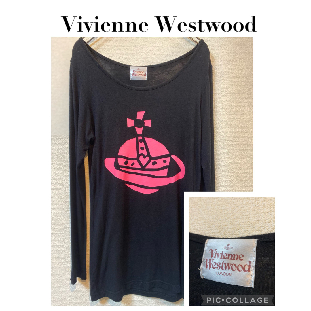 Vivienne Westwood(ヴィヴィアンウエストウッド)のVivienne Westwood【24時間以内匿名配送】 レディースのトップス(Tシャツ(長袖/七分))の商品写真