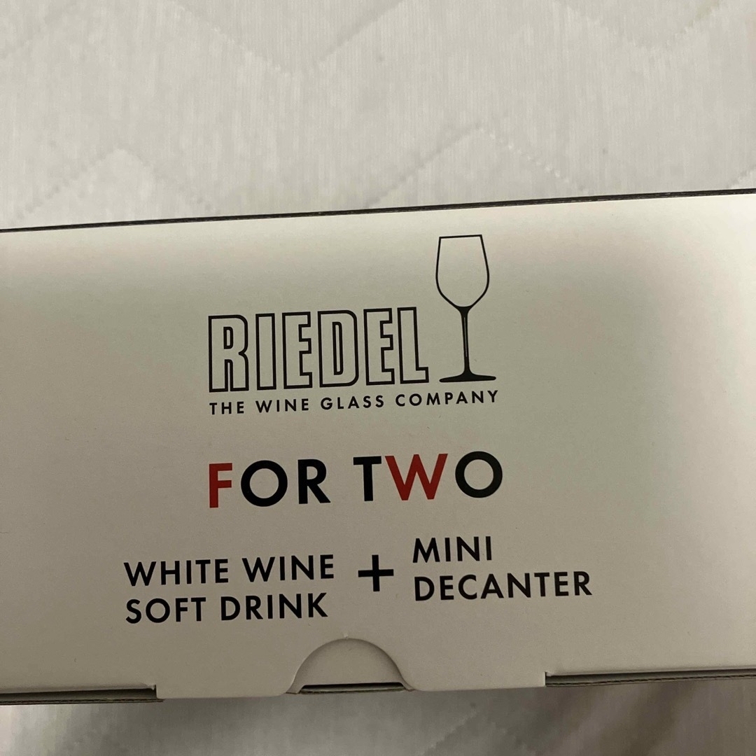 RIEDEL WHITEWINE＋MINIDECANTER インテリア/住まい/日用品のキッチン/食器(グラス/カップ)の商品写真