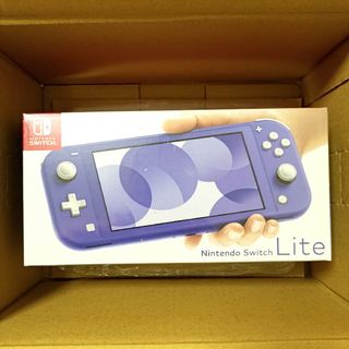 ニンテンドースイッチ(Nintendo Switch)の【新品未開封】 Nintendo switch lite ブルー　本体(携帯用ゲーム機本体)