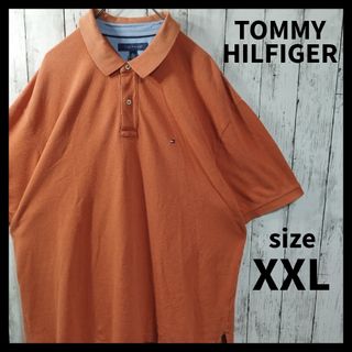 トミーヒルフィガー(TOMMY HILFIGER)の【TOMMY HILFIGER】刺繍ロゴポロシャツ　オーバーサイズ　ヴィンテージ(ポロシャツ)